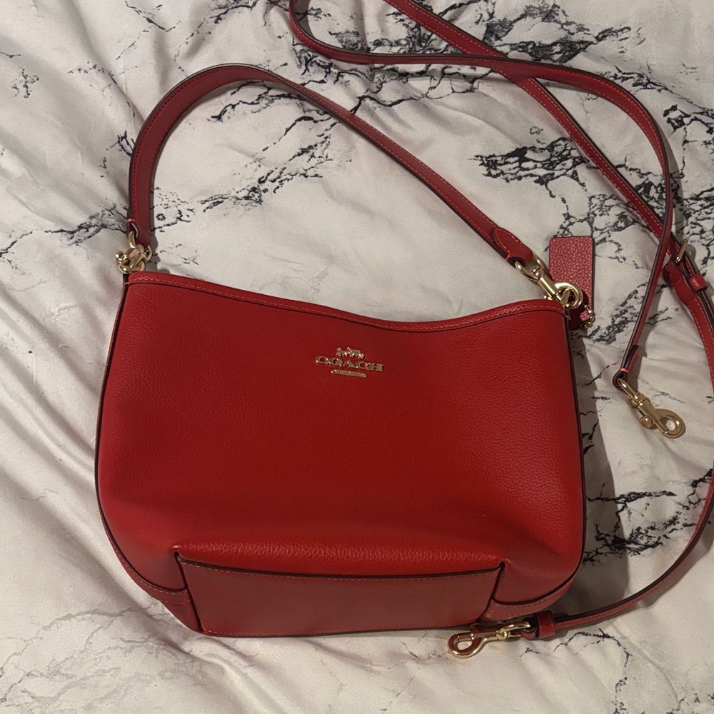 Coach Cherry Red Shoulder Bag